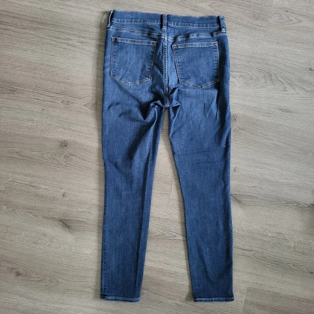 J.Crew Womens Skinny‎ Jeans Medium Wash Blue Denim Size 28 Mid Rise Slim Fit